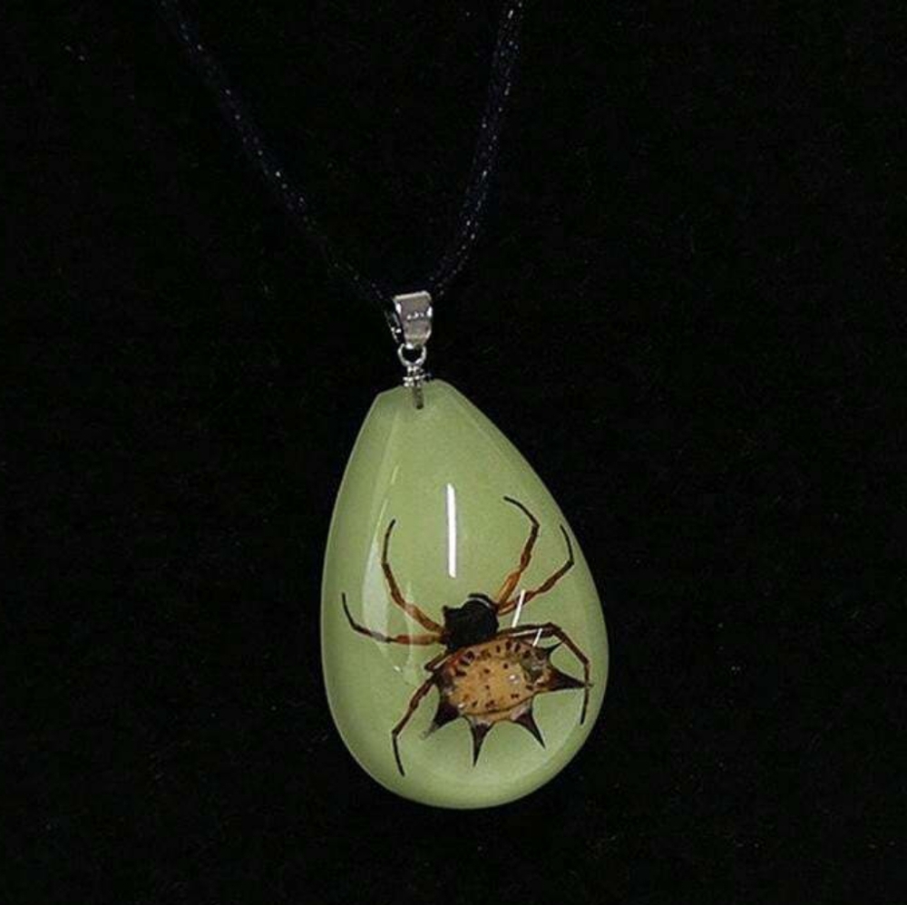 Necklace (Bug) - Glows In Dark (NWOT)